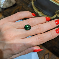 4.61 Ct. Tsavorite Garnet from Tanzania Life Style