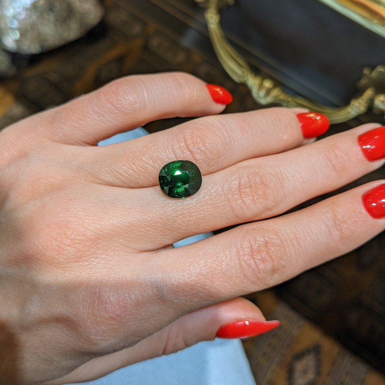 4.61 Ct. Tsavorite Garnet from Tanzania