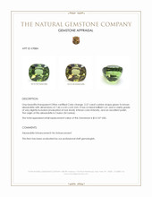 2.57 Ct. Alexandrite from Ceylon (Sri Lanka) Appraisal