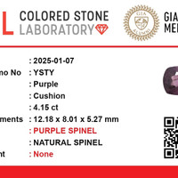 4.15 Ct. Spinel from Madagascar Scan Report