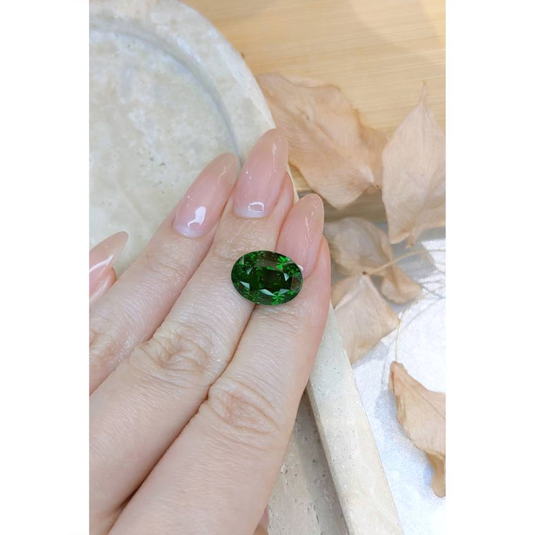 9.06 Ct. Tsavorite Garnet from Tanzania