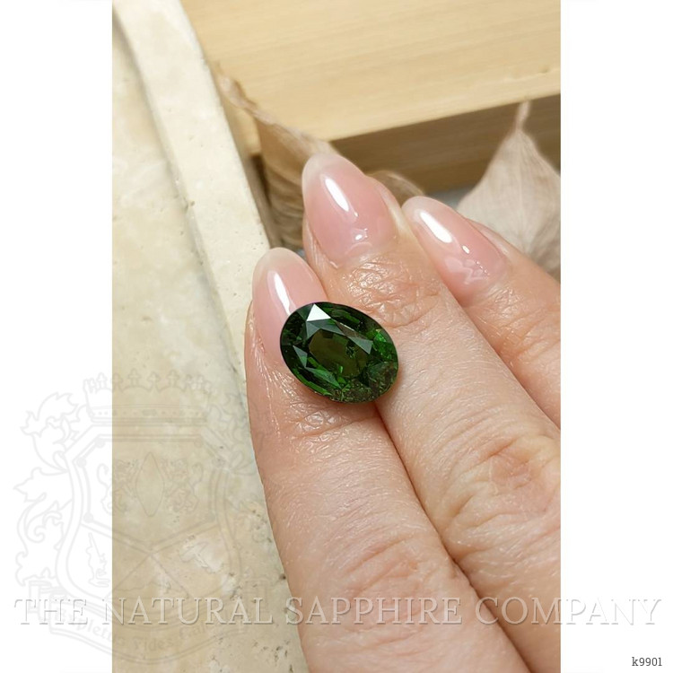 9.06 Ct. Tsavorite Garnet from Tanzania