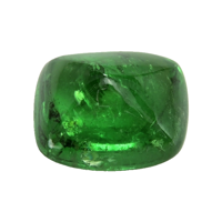 9.80 Ct. Cabochon Tsavorite Garnet from Tanzania Video