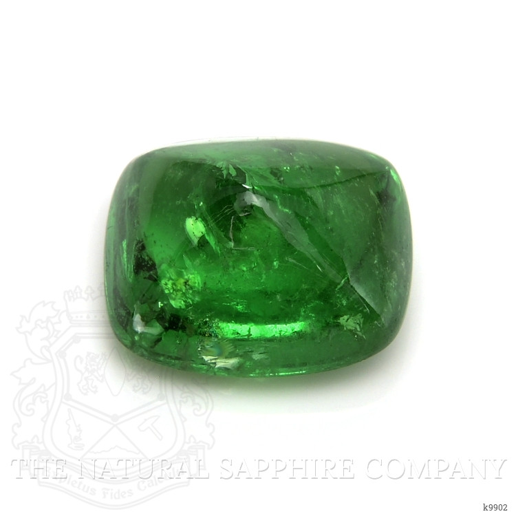9.80 Ct. Cabochon Tsavorite Garnet from Tanzania