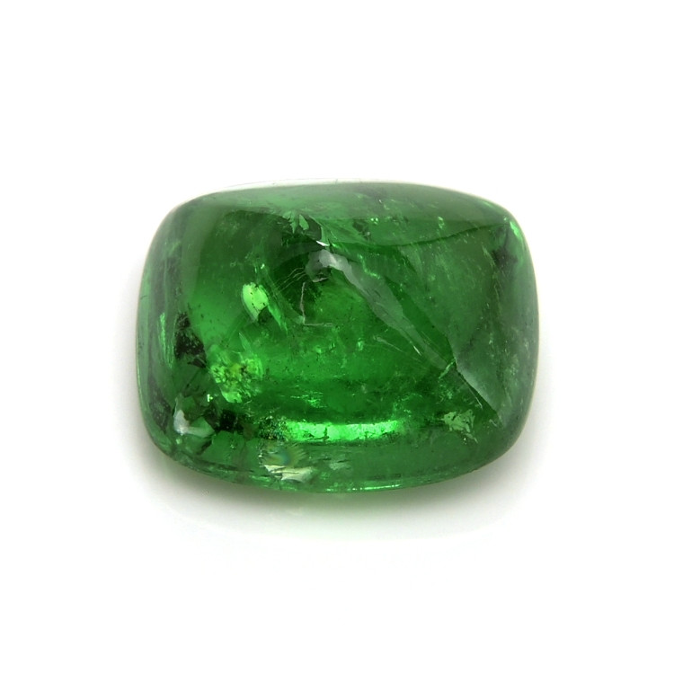 9.80 Ct. Cabochon Tsavorite Garnet from Tanzania