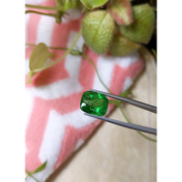 9.80 Ct. Cabochon Tsavorite Garnet from Tanzania Life Style