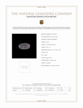 2.17 Ct. Multi Color Crystal Opal (Jelly Opal) from Australia Scan Report