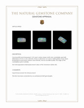 1.03 Ct. Cabochon Crystal/Jelly Opal from Australia Appraisal