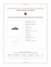 1.07 Ct. Cabochon Black Opal from Australia Scan Report