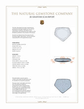 0.81 Ct. Crystal/Jelly Opal from Australia 3 D Scan Report