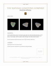 0.73 Ct. White Opal from Australia Appraisal