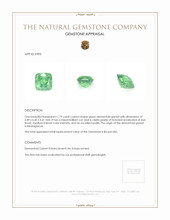 1.79 Ct. Demantoid Garnet from Madagascar Appraisal