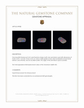 0.69 Ct. Multi Color Crystal Opal (Jelly Opal) from Australia Appraisal