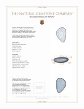 0.98 Ct. White Opal from Australia 3 D Scan Report