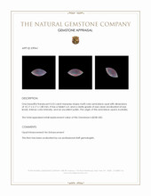 0.53 Ct. Semi-Black Opal from Australia Appraisal