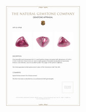 60.12 Ct. Cabochon Spinel from Tajikistan Appraisal