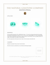 1.50 Ct. Paraiba Tourmaline from Mozambique Appraisal