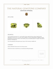 3.21 Ct. Sphene (Titanite) from Madagascar Appraisal
