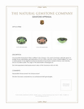 2.54 Ct. Alexandrite from Madagascar Appraisal