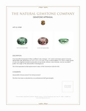 1.07 Ct. Alexandrite from Madagascar Appraisal