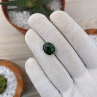 6.33 Ct. Tsavorite Garnet from Madagascar Life Style