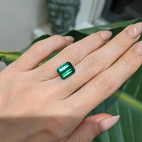 5.27 Ct. Chrome Tourmaline from Mozambique Life Style
