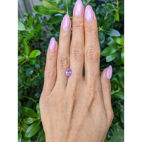 2.35 Ct. Purplish Pink Sapphire from Ceylon (Sri Lanka) Life Style