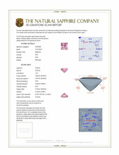 0.66 Ct. Pink Sapphire and Natural Diamond Pave Ring, 14K White Gold 3 D Scan Report
