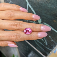 8.00 Ct. Purplish Pink Sapphire from Madagascar Life Style