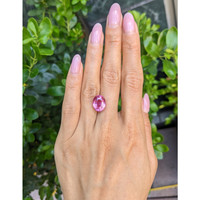 8.00 Ct. Purplish Pink Sapphire from Madagascar Life Style