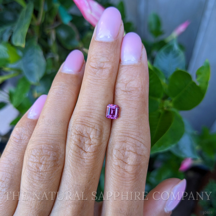 1.22 Ct. Reddish Pink Sapphire from Ceylon (Sri Lanka)