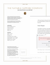 4.86 Ct. Purplish Pink Sapphire from Ceylon (Sri Lanka) 3 D Scan Report