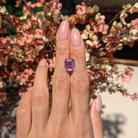 6.02 Ct. Pink Sapphire from Madagascar Life Style