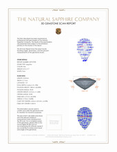 0.77 Ct. Pink Sapphire and Natural Diamond Three Stone Ring, 14K Rose Gold 3 D Scan Report