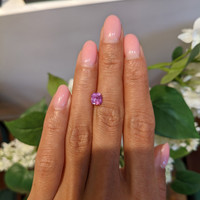 1.51 Ct. Pink Sapphire from Ceylon (Sri Lanka) Life Style