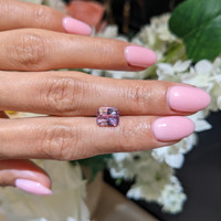 3.06 Ct. Purplish Pink Sapphire from Ceylon (Sri Lanka) Life Style