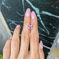 3.10 Ct. Pink Sapphire from Madagascar Life Style