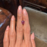 2.06 Ct. Pink Sapphire from Madagascar Life Style
