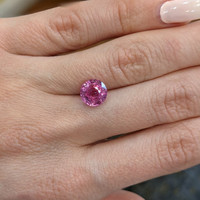 3.09 Ct. Pink Sapphire from Madagascar Life Style