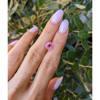 3.09 Ct. Pink Sapphire from Madagascar Life Style