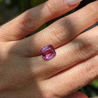 3.05 Ct. Pink Sapphire from Madagascar Life Style