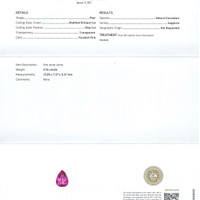 2.96 Ct. Sapphire from Ceylon (Sri Lanka) Scan Report
