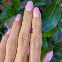 1.07 Ct. Reddish Pink Sapphire from Ceylon (Sri Lanka) Life Style