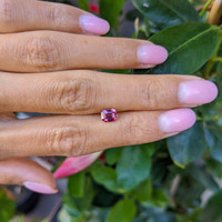 1.07 Ct. Reddish Pink Sapphire from Ceylon (Sri Lanka) Life Style