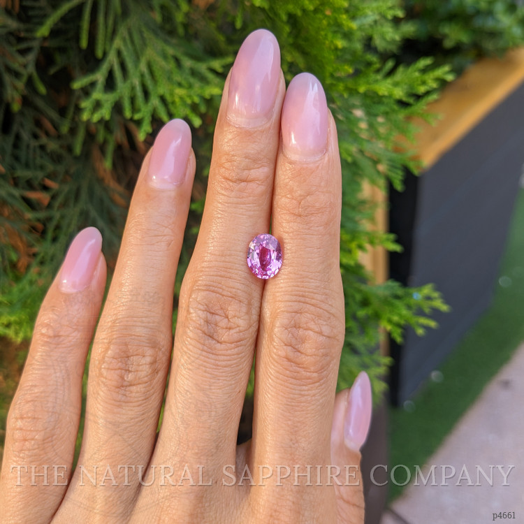 2.03 Ct. Pink Sapphire from Ceylon (Sri Lanka)