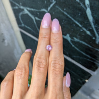 1.29 Ct. Pinkish Purple Sapphire from Ceylon (Sri Lanka) Life Style