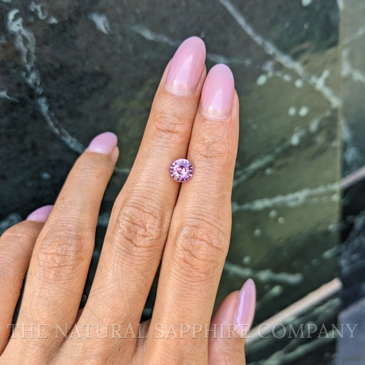 1.29 Ct. Pinkish Purple Sapphire from Ceylon (Sri Lanka)