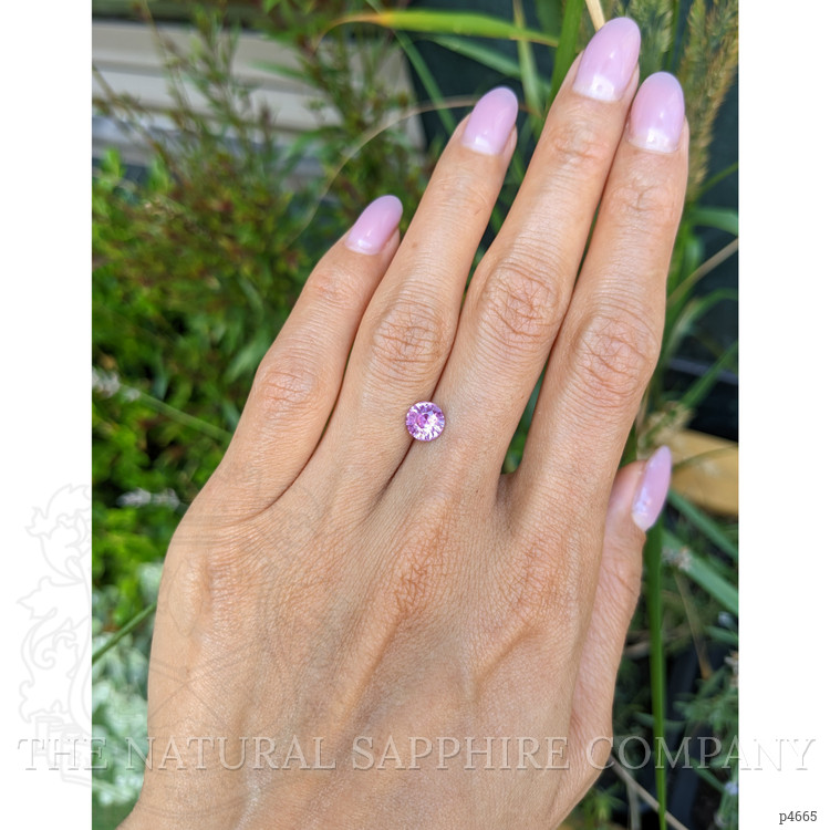 1.29 Ct. Pinkish Purple Sapphire from Ceylon (Sri Lanka)
