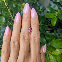 2.08 Ct. Purplish Pink Sapphire from Ceylon (Sri Lanka) Life Style