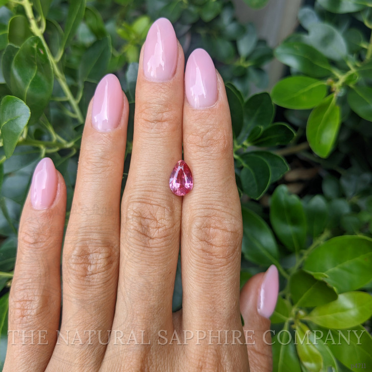 2.08 Ct. Purplish Pink Sapphire from Ceylon (Sri Lanka)